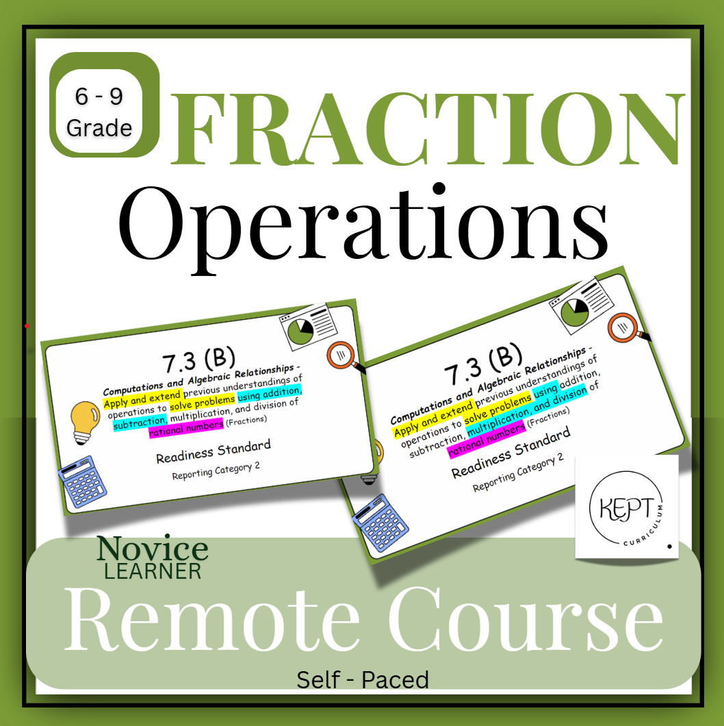 Fraction Operations Course