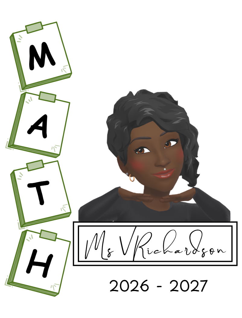 Interactive notebook cover with MsVRichardson
