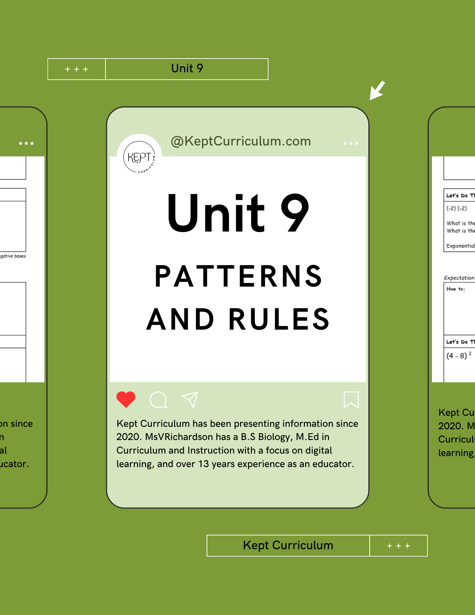 Unit 9 - Patterns and Rules