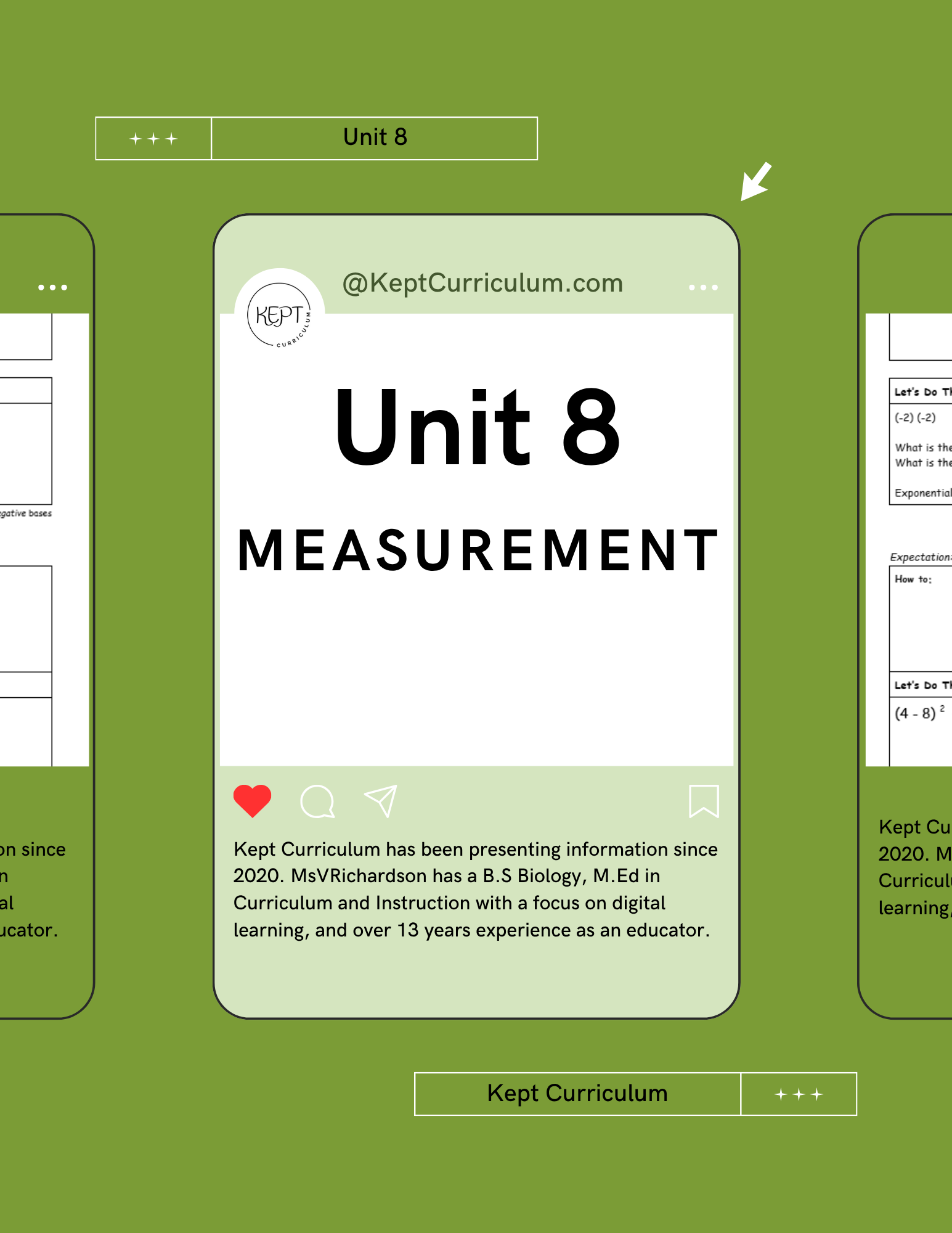 Unit 8 - Measurement