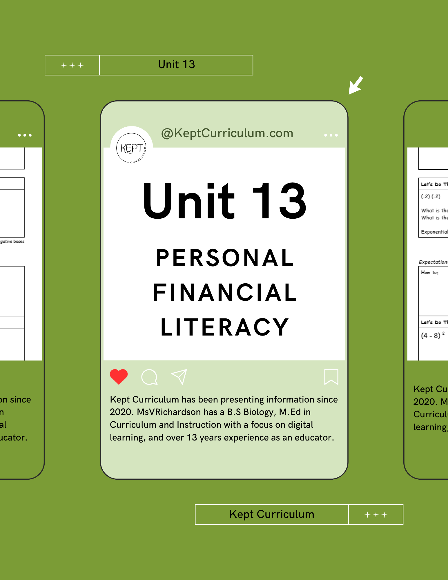 Unit 13 - Personal Financial Literacy