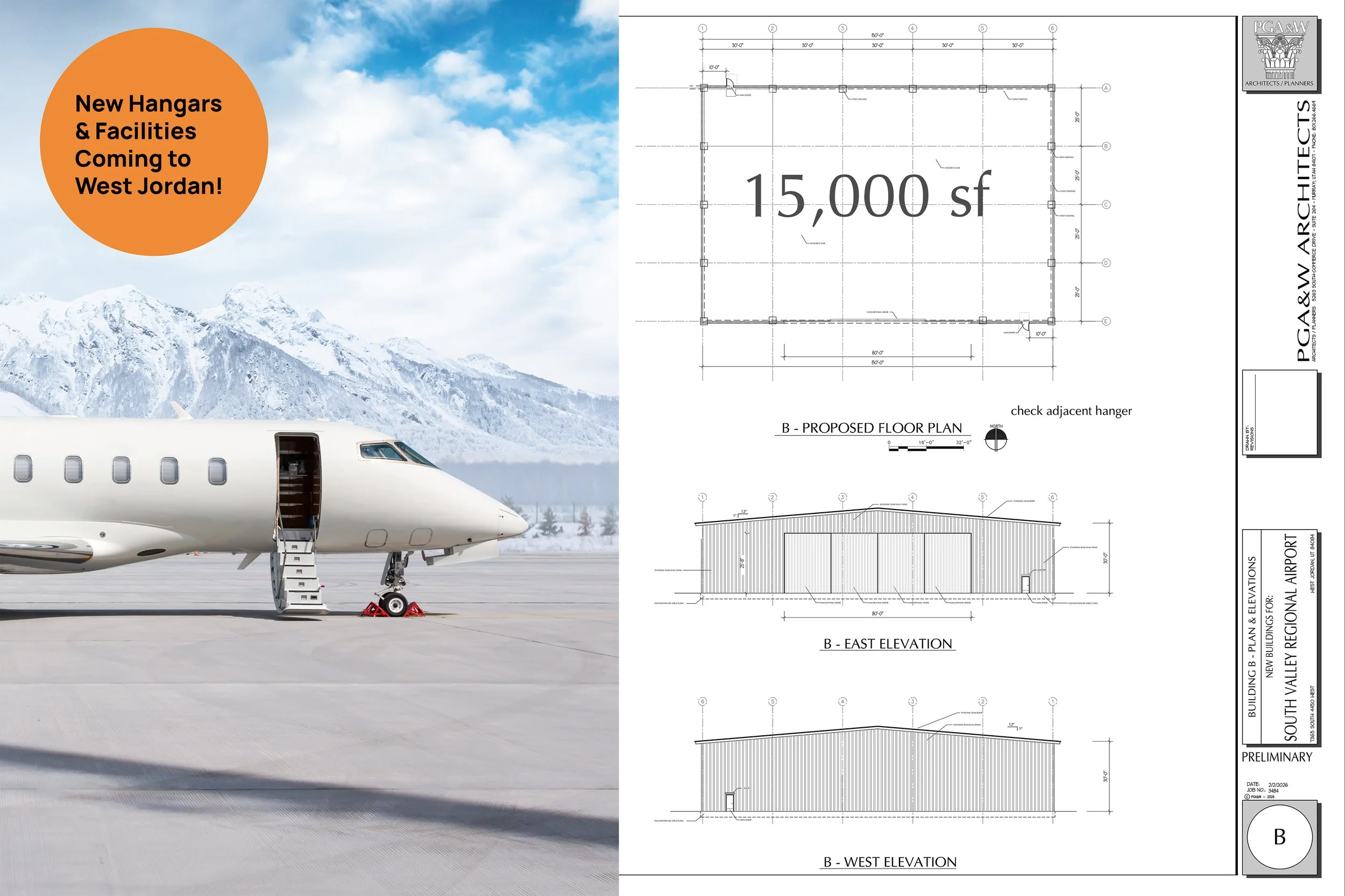 SkyShare FBO at South Valley Regional Airport — New Hangars &amp; Facilities Coming to West Jordan