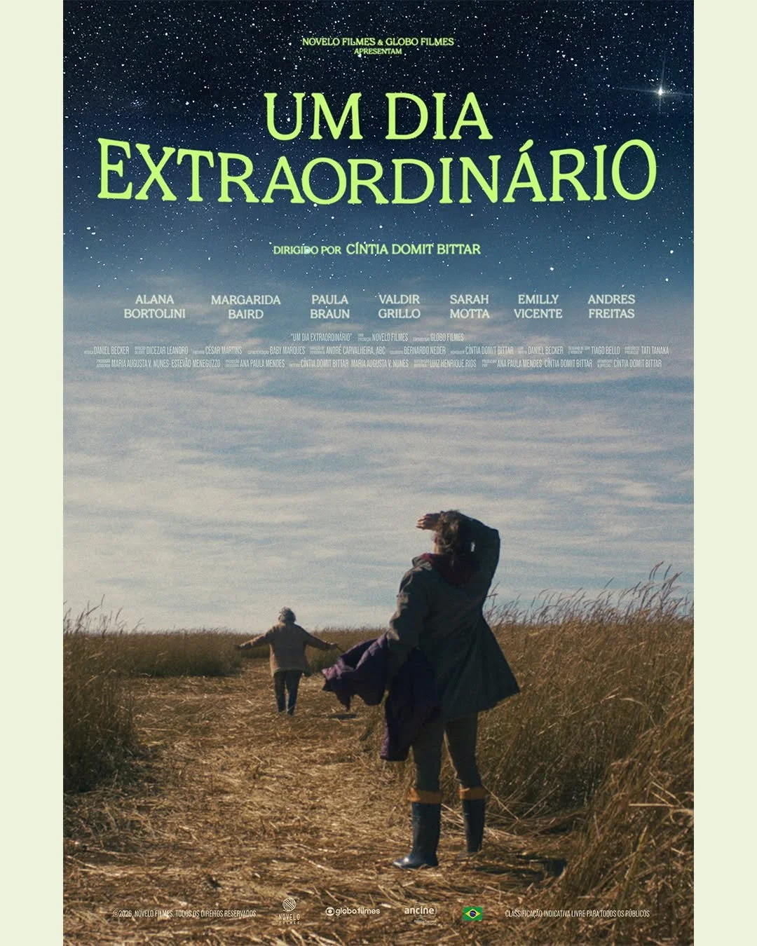 Primeiro cartaz do "UM DIA EXTRAORDIN&Aacute;RIO" 

Estreia no pr&oacute;ximo s&aacute;bado 24/01 na NSC TV, 15h25, e na GLOBOPLAY, onde ficar&aacute; dispon&iacute;vel para todo o Brasil por uma semana neste in&iacute;cio de circuito. E, e