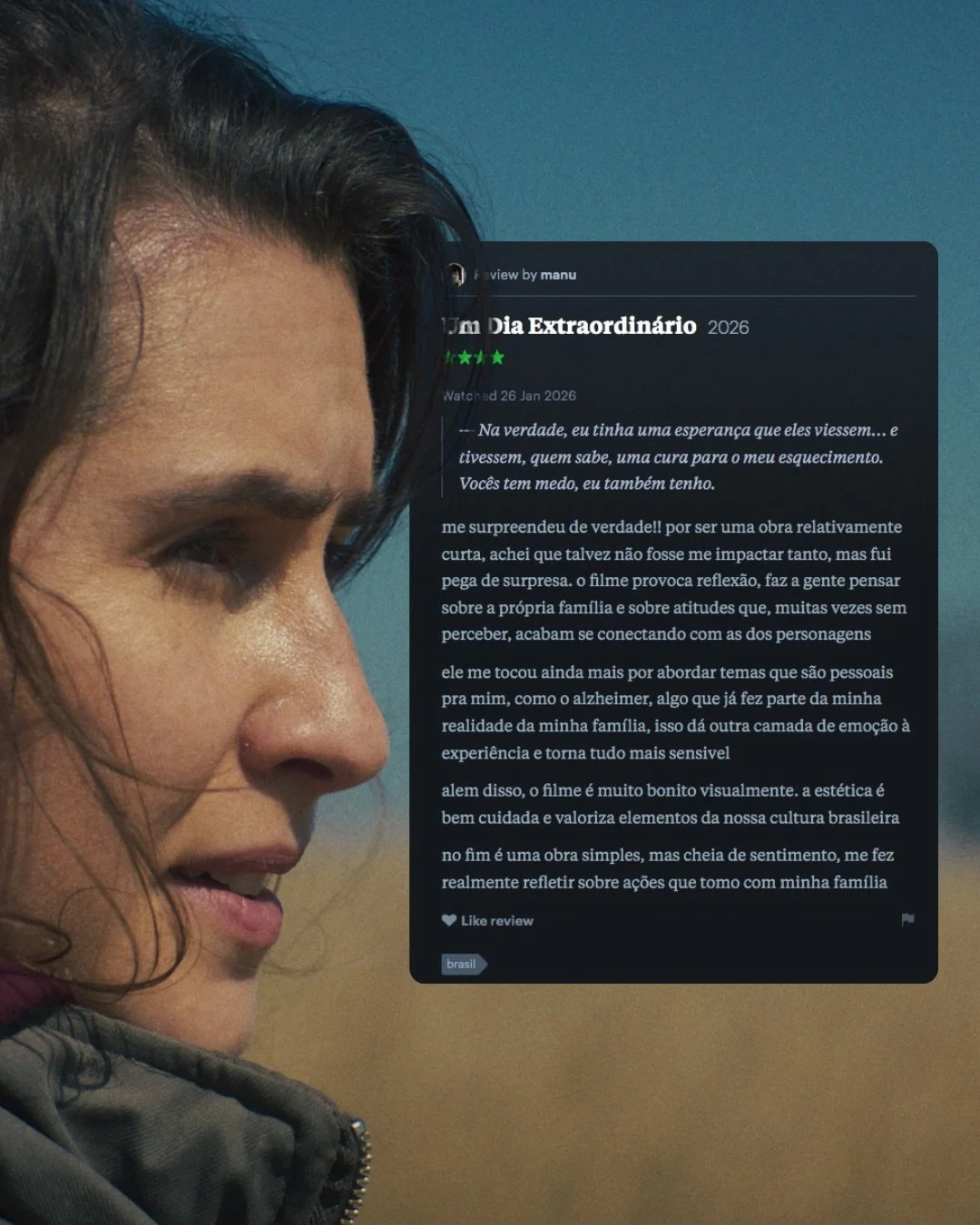 Nossa inten&ccedil;&atilde;o sempre foi tocar o p&uacute;blico! Selecionamos algumas das mais bonitas e divertidas reviews no Letterboxd para compartilhar com voc&ecirc;s 🏠✨🌾