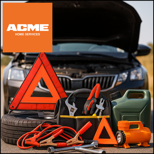 Car Breakdown Fix-It Kit with roadside emergency and vehicle survival guidance