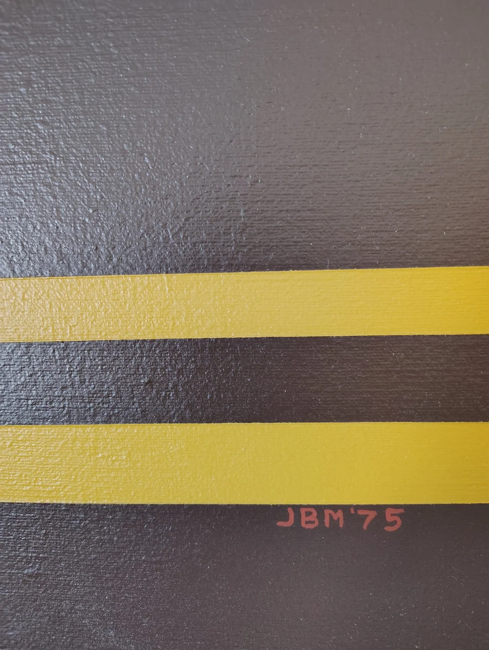 Additional condition photograph of Yellow Cross with Brown Field