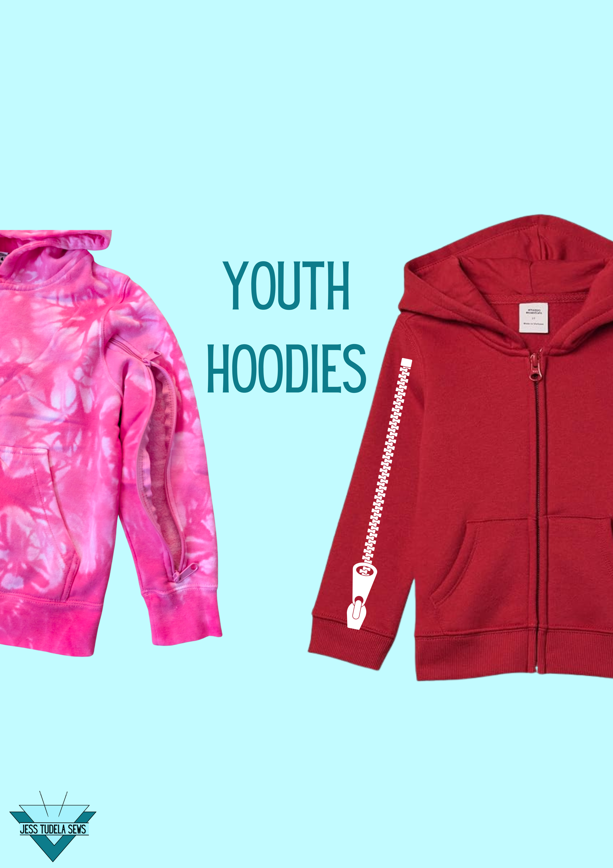 Youth Arm Access Hoodies & Zip hoodies, more styles and colors, XS-XL