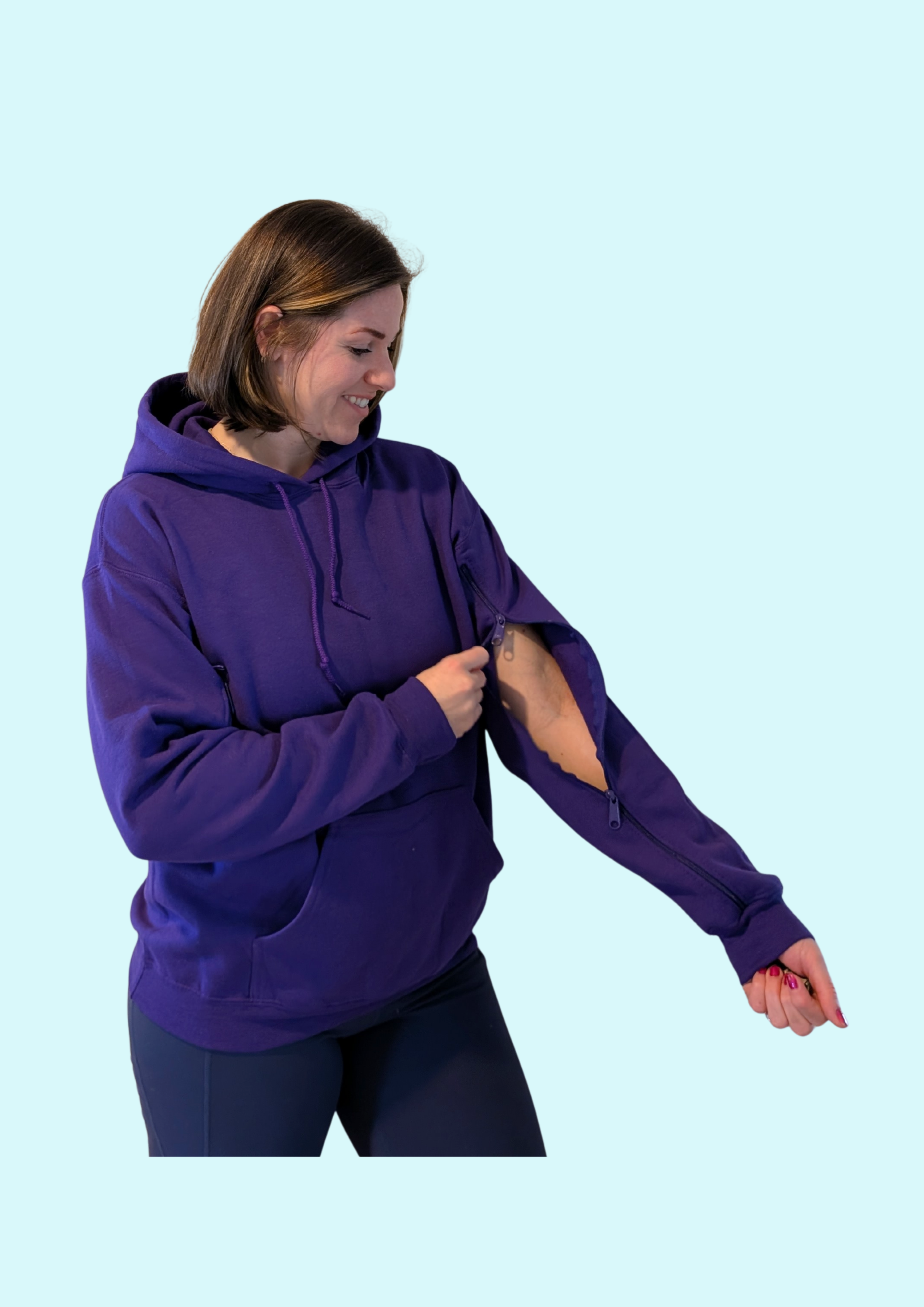 Arm Access  Pullover Hoodies, more colors, S-5XL