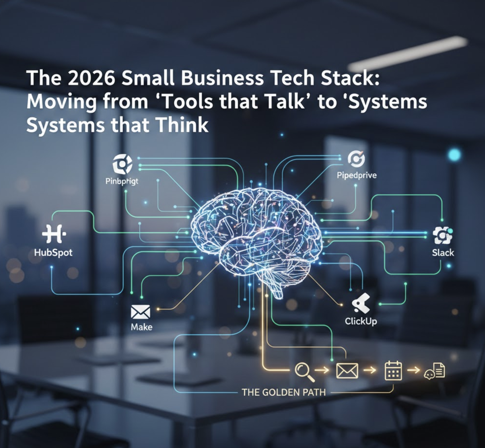 The 2026 Small Business Tech Stack: Moving from "Tools that Talk" to "Systems that Think"
