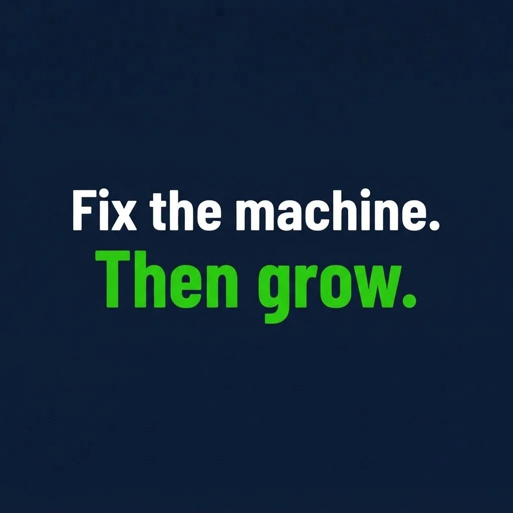 Stop Trying to Grow a Broken Business | STREAMLINED.