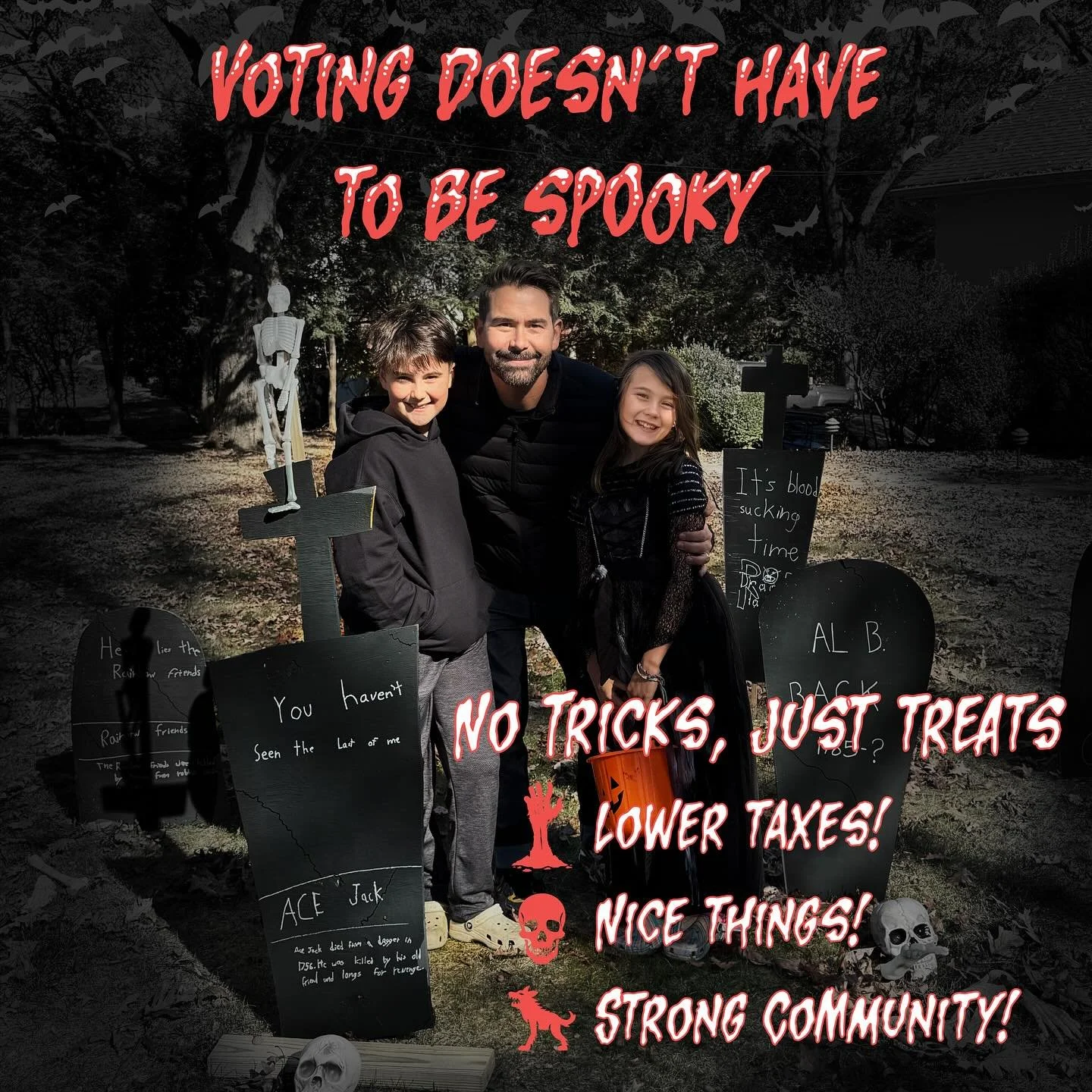 Voting doesn&rsquo;t have to be spooky - not when there are qualified candidates on the ballot!

What&rsquo;s your favorite Halloween treat:

🧟&zwj;♂️ Lower taxes?

🧙&zwj;♀️ Better amenities?

🧛&zwj;♂️ A united community?

Vote now: Brett Wieland 