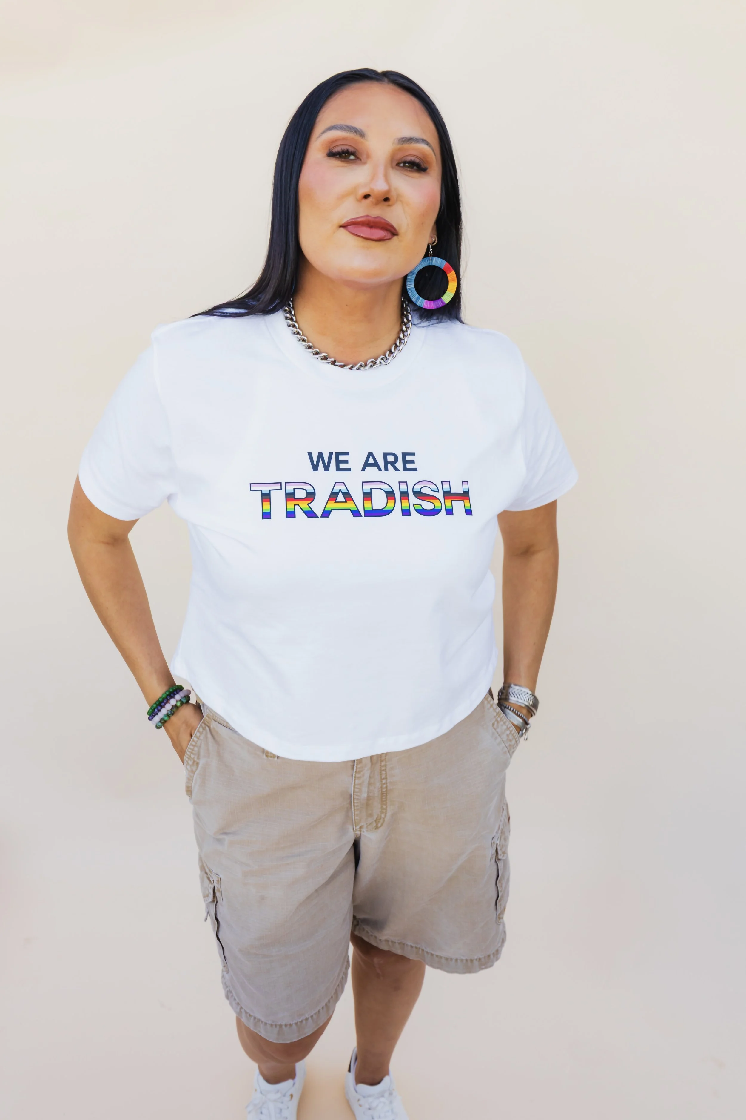WE ARE TRADISH Cropped Tee