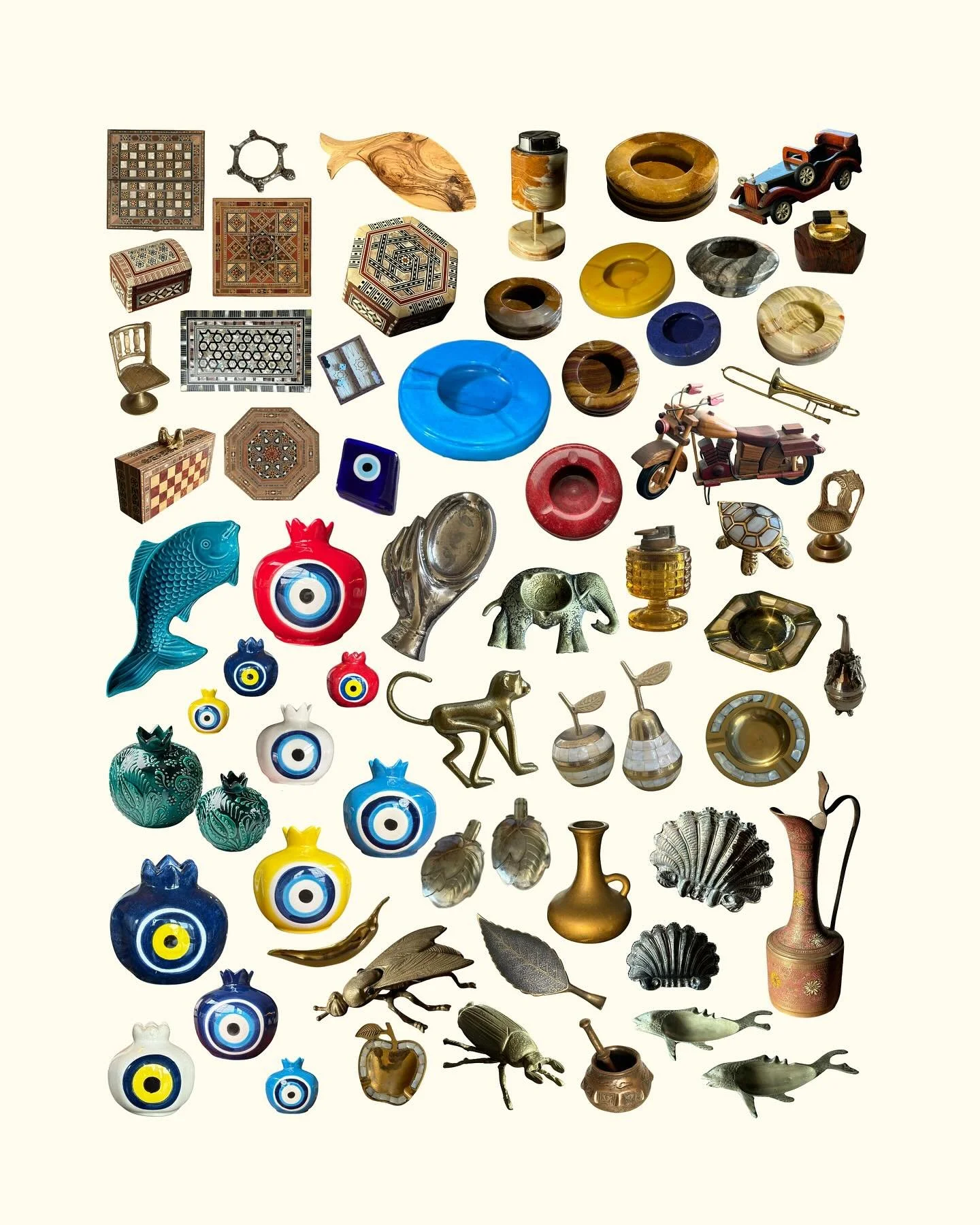 We specialize in dopamine décor, vintage finds, and global treasures including a large selection sourced from Lebanon and Jordan. Check out some of our favorite items, inspired by our Arab origins as well as our love of bold color, rich patter