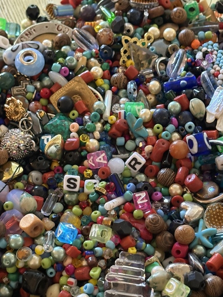A large selection of different beads.