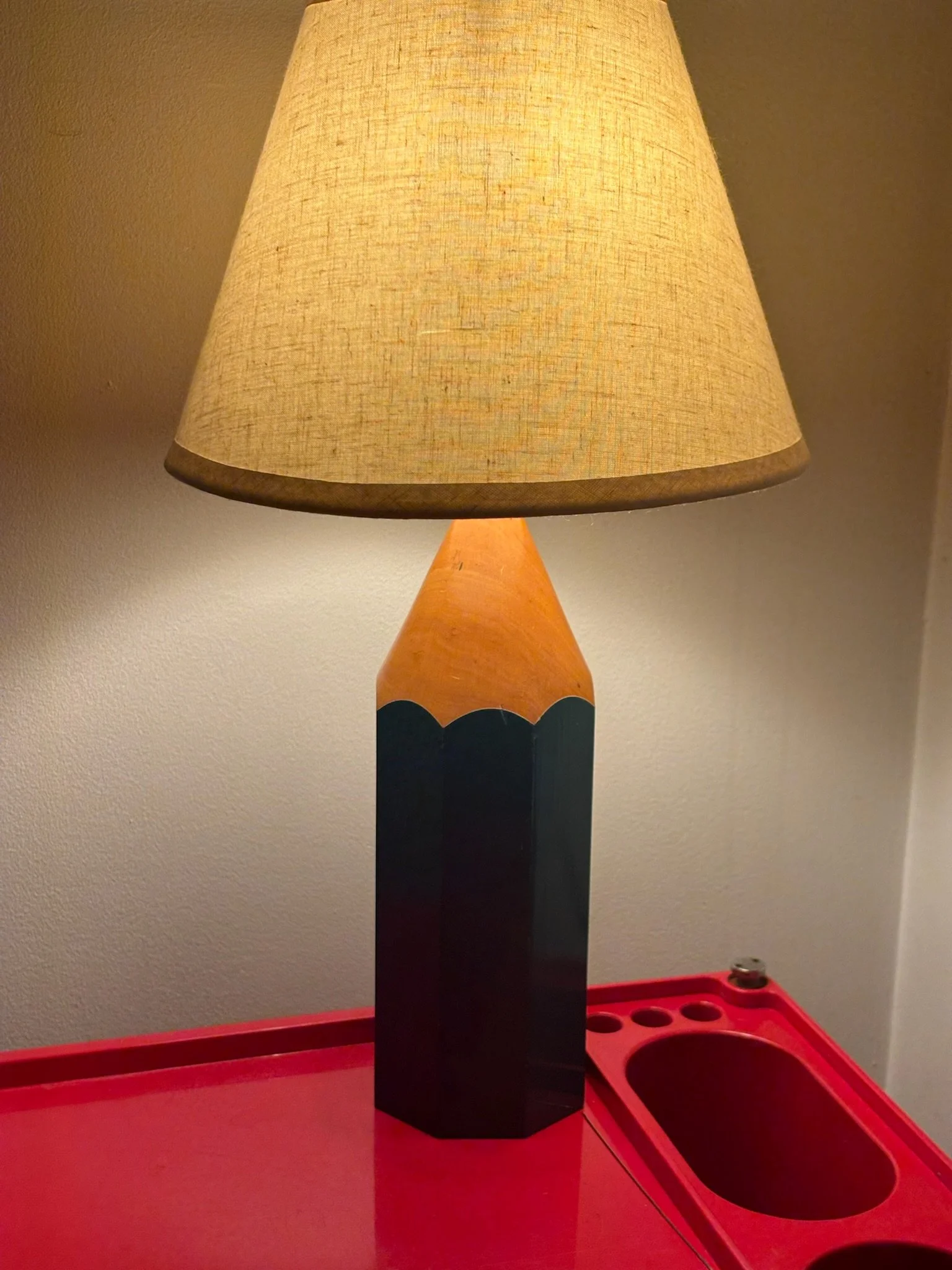 Vintage Pencil Lamp