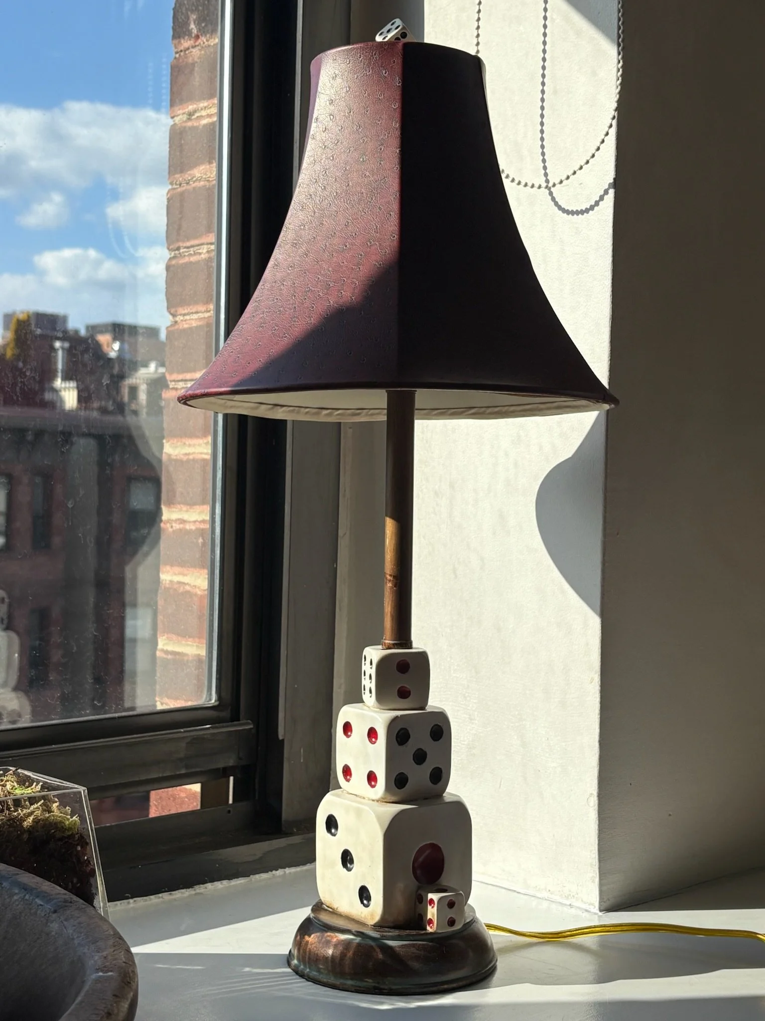 Dice Lamp - SOLD