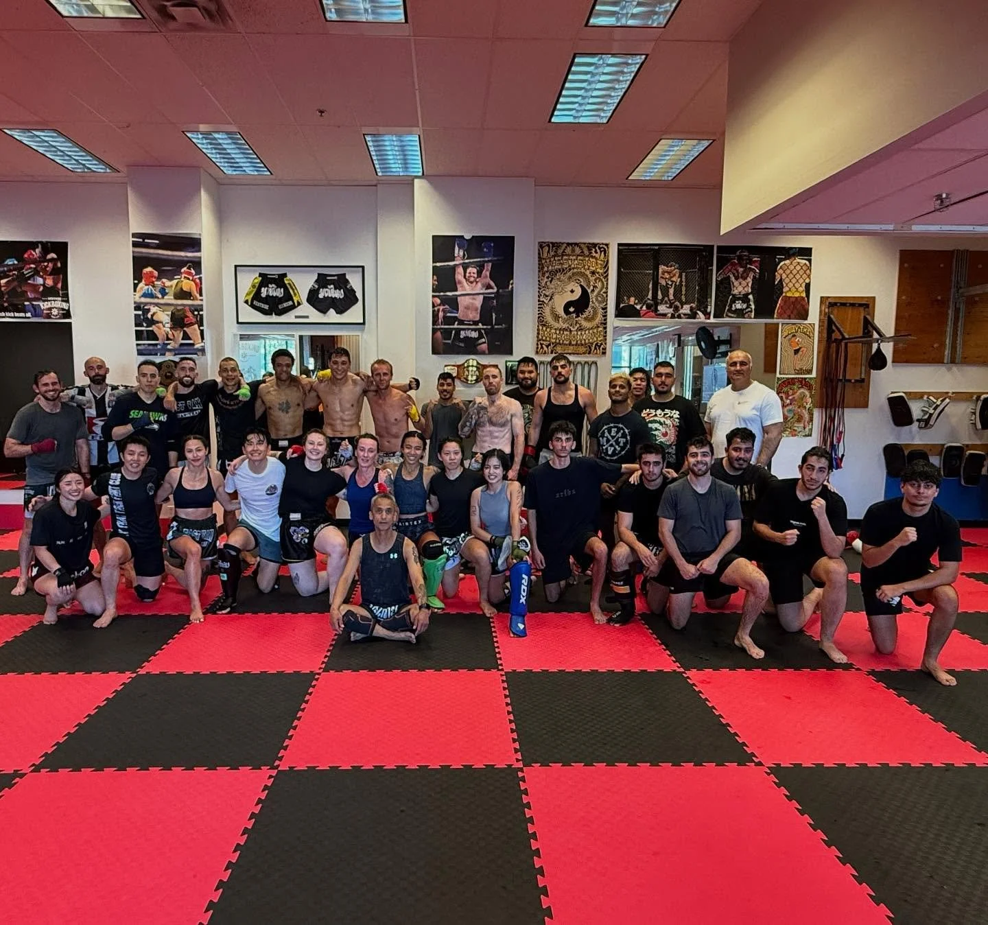 Thanks @eastvanmuaythai and @afshin_irn for bringing your teams over for some fun & friendly sparring rounds! Great to see everyone sweating, smiling and getting valuable experience! Always love sharing the mats with like minded teams willing to