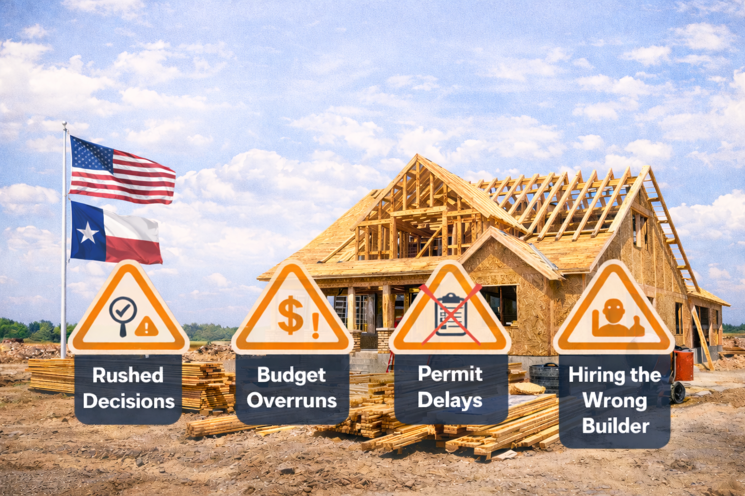 Mistakes to Avoid When Building a Custom Home in Texas (And How to Prevent Them)