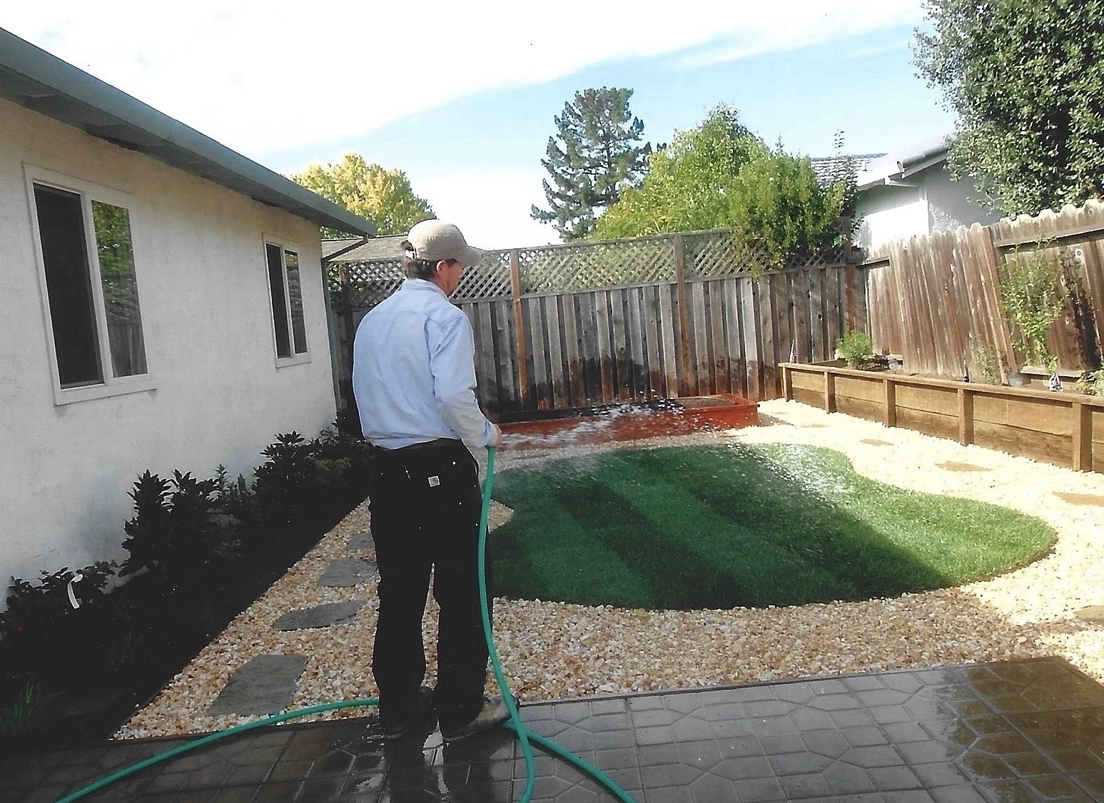 Rigo Sr, First landscaping project as a business owner