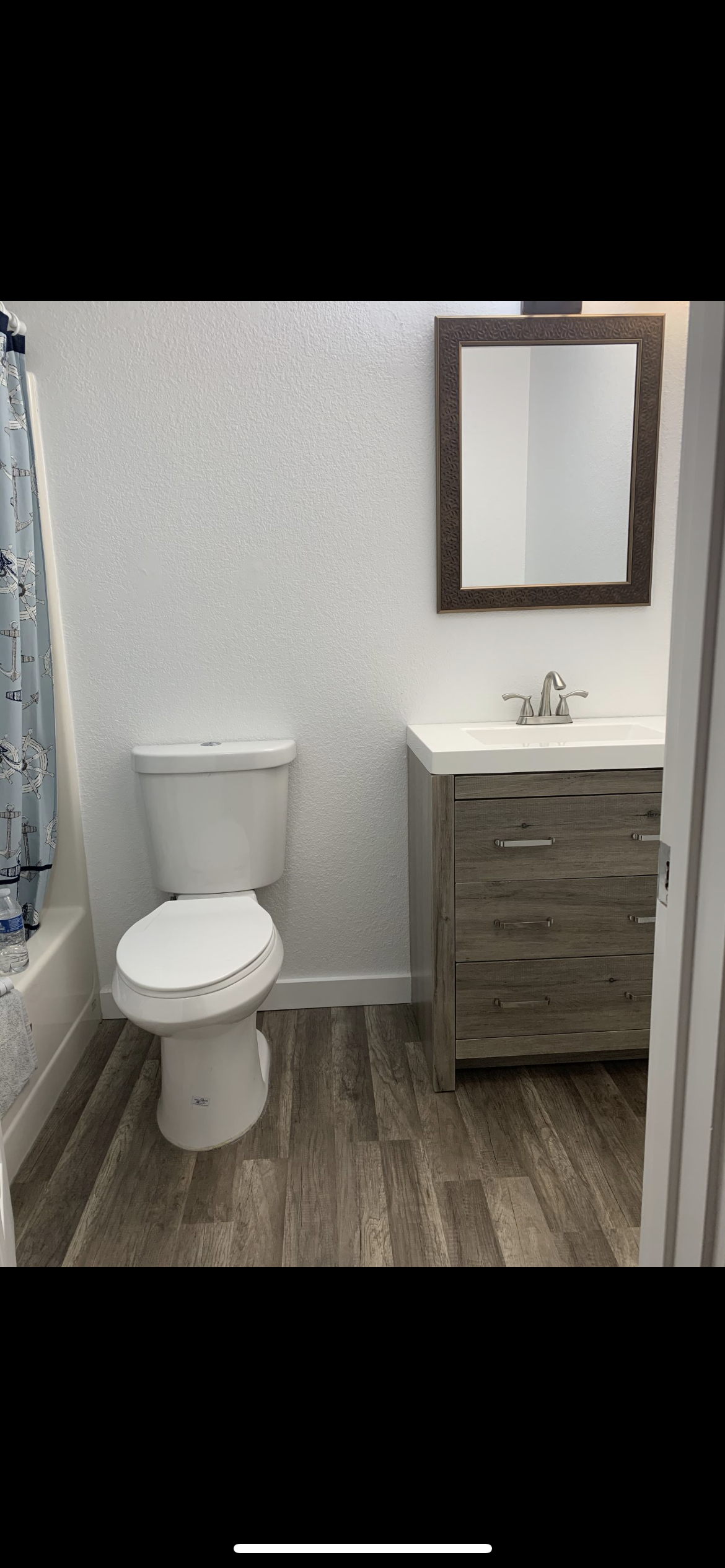 Bathroom Painting including interior wood trim install prep paint and install.