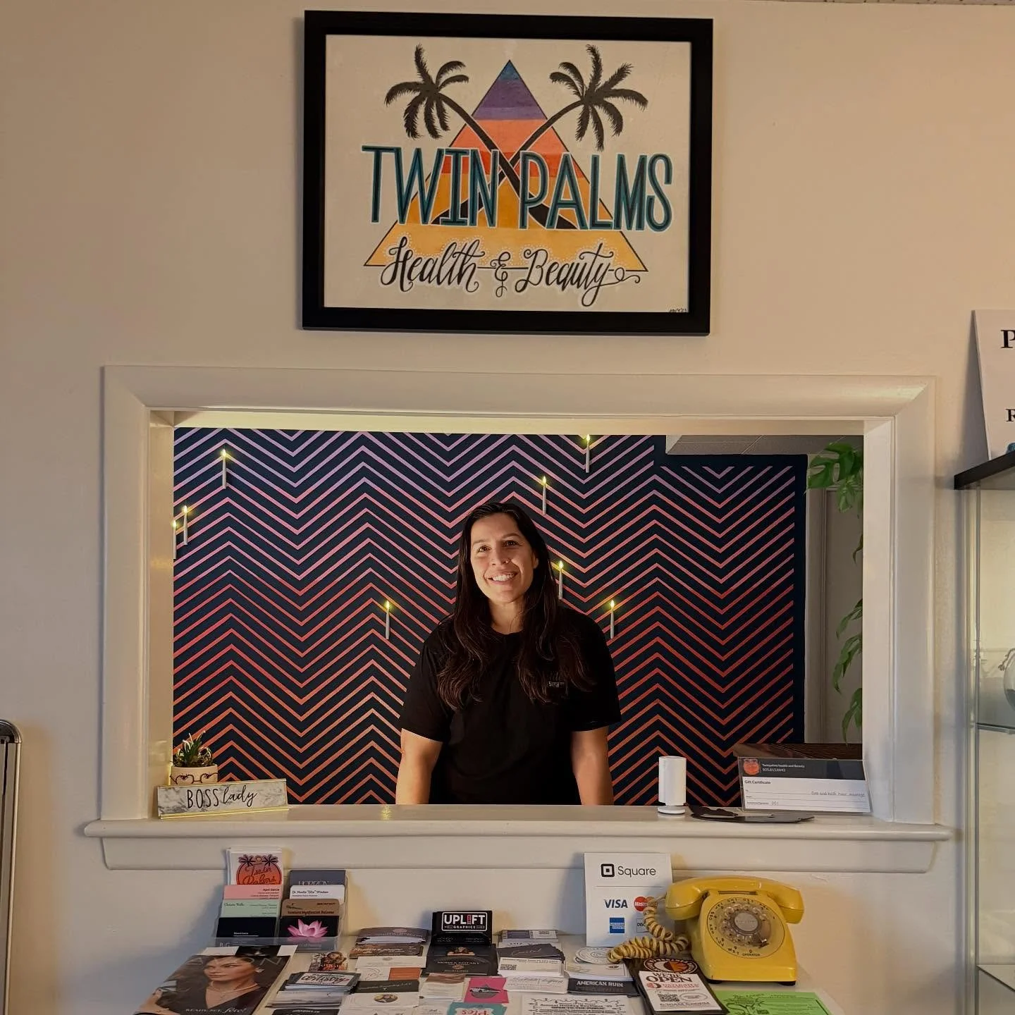 Impromptu photo rainy day shoot thanks to my amazing client @tati_lori. Behind me is a beautiful mural that was created by dear friend Maddie, she also created the logo that is shown above on the wall. I am extremely fortunate to be surrounded by suc