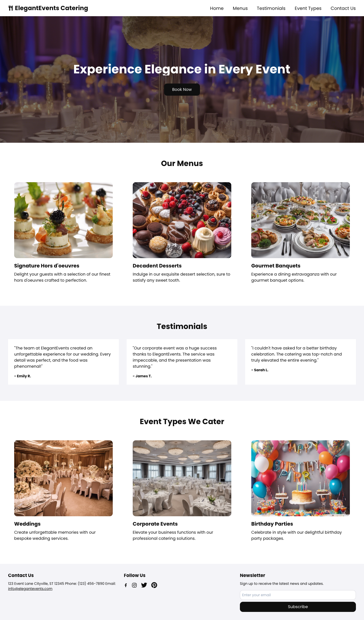 ElegantEvents Catering - Home.png