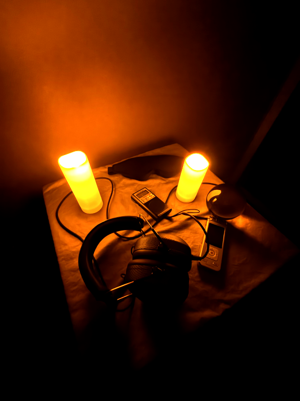 Experiments in the dark.