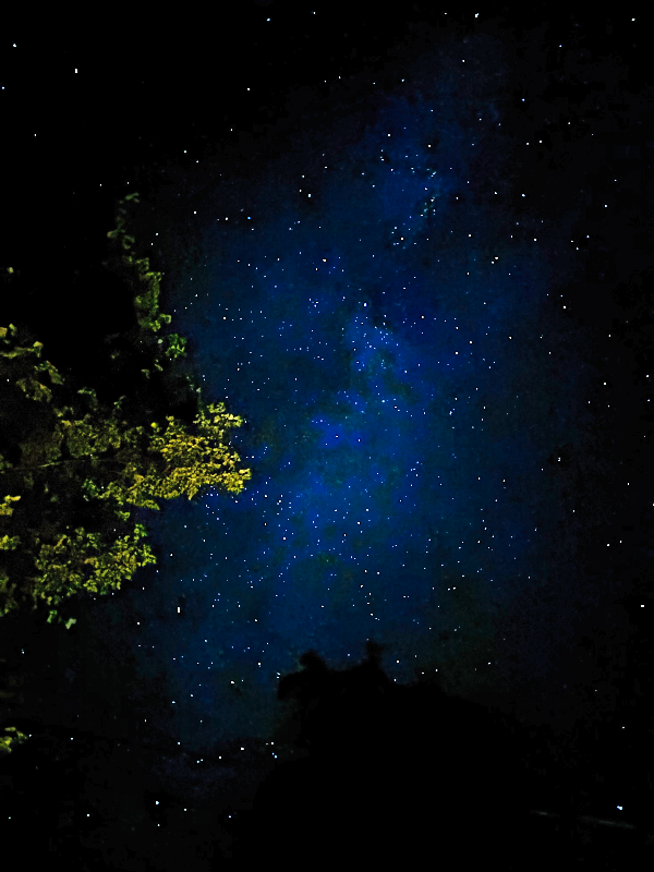 Original photo of the dark skies of Cherry Springs, PA by Gabrielle Mayer