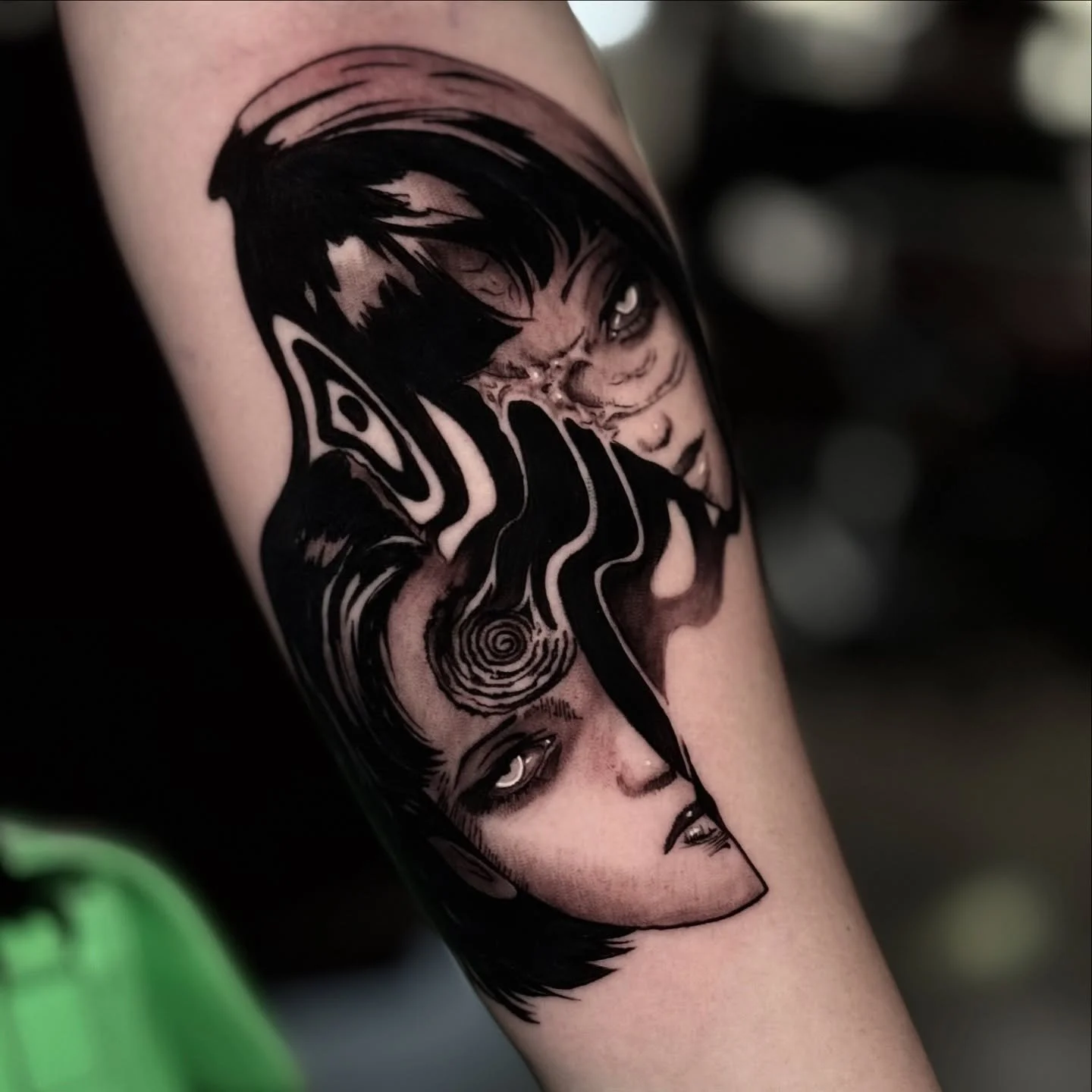 A little Junji ito mash up! ππ #anime #junjiito #tomi #fanart #animetattoo