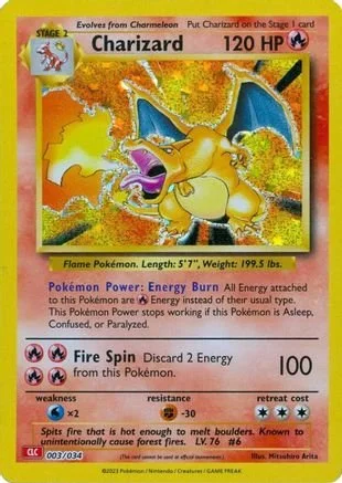Charizard — Trading Card Game Classic #003/034 (Holo)