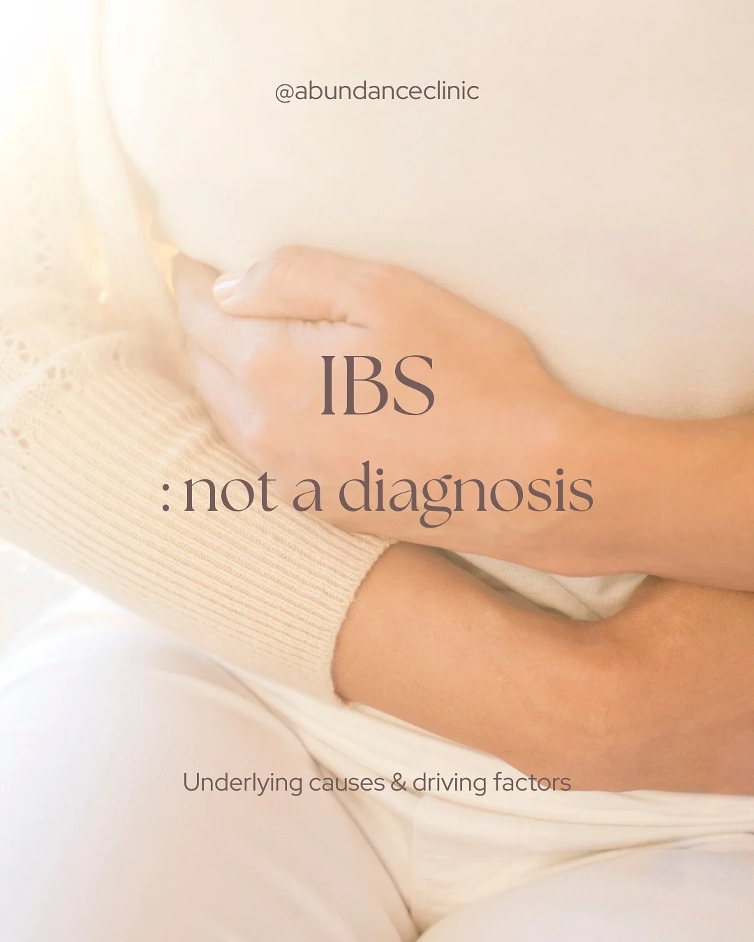 IBS: not a diagnosis.
How many of you have left your GP having been told “it’s just IBS”, “there’s nothing much we can do”, “you just need to manage your stress” “it’s all in your head&rdq