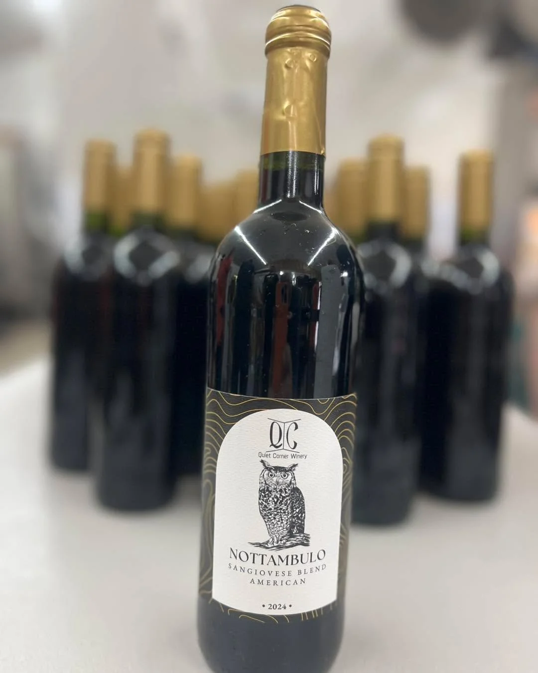 Nothing better than hanging out with friends on bottling day here’s our new Sangiovese Blend “Nottambulo” which means night owl in Italian. Late nights with rock ‘n’ roll blending wine.