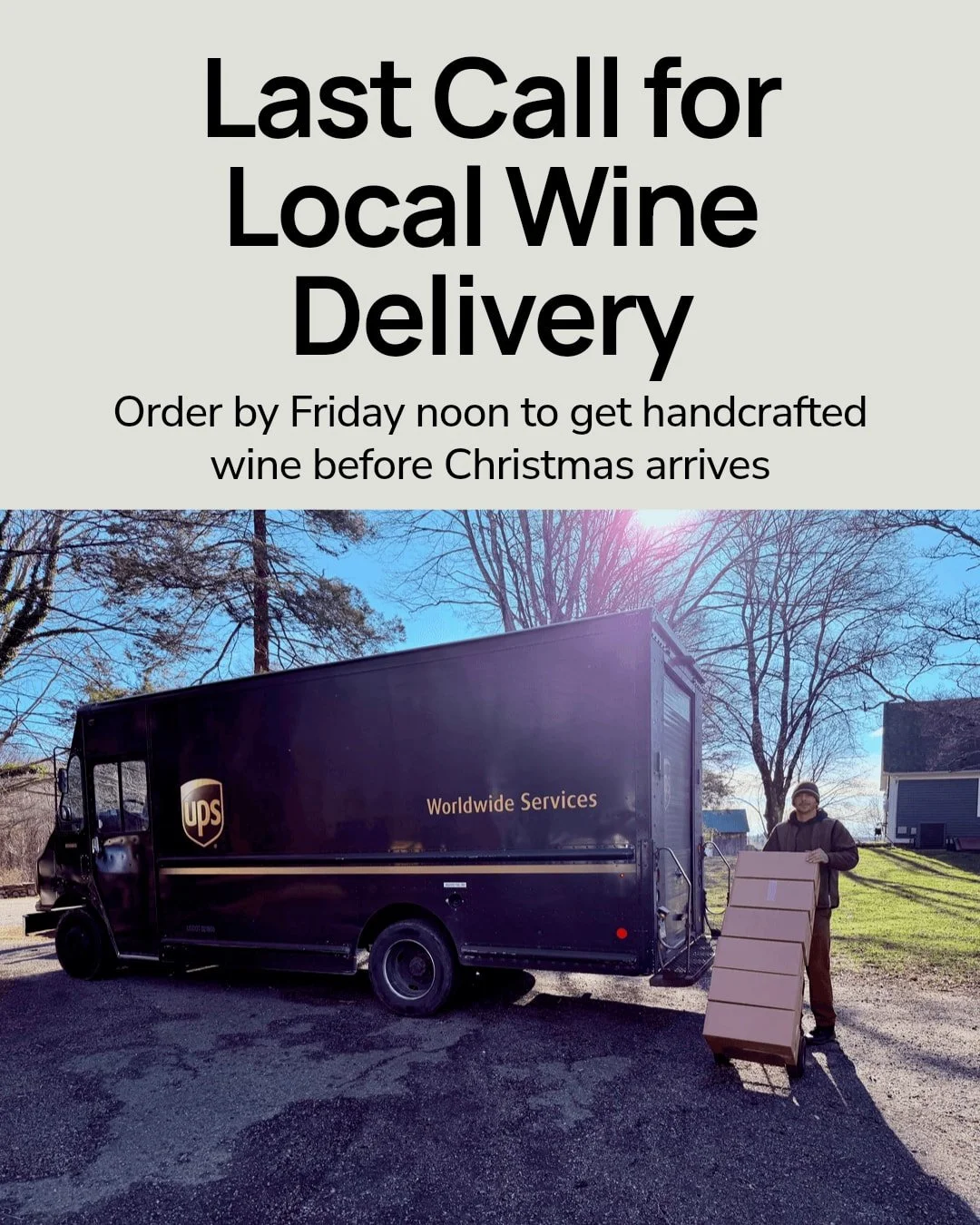 Christmas is just a week away&mdash;have you picked up your locally made wine yet? At Quiet Corner Winery, every bottle is a small-batch expression from world-class regions, meant to be shared and enjoyed, not just admired. If you want it in time for