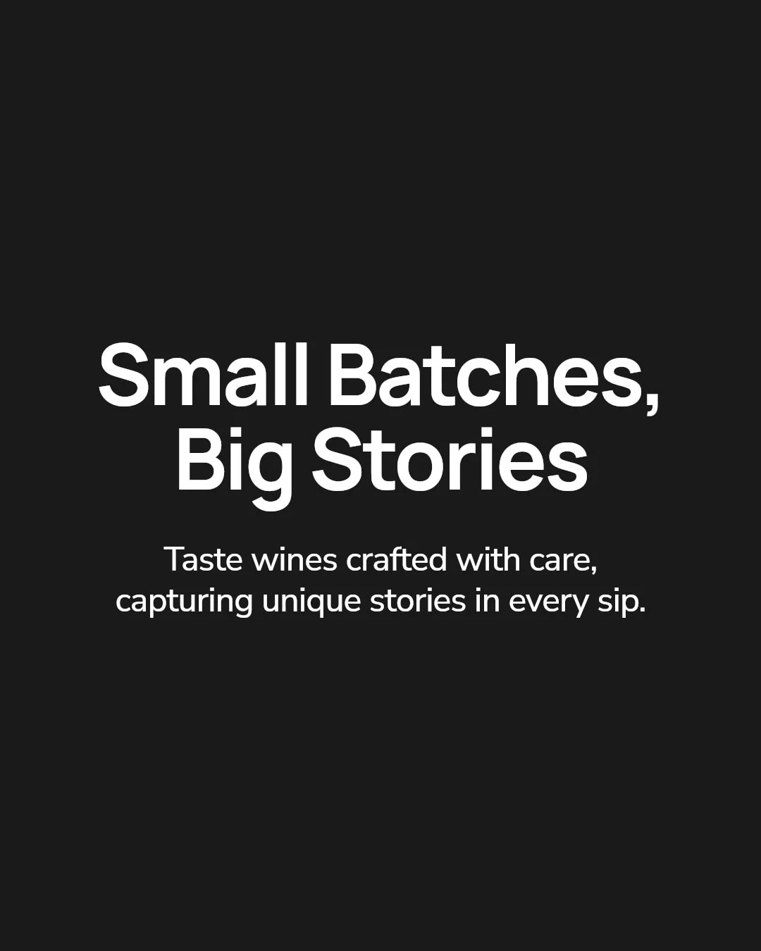Small-batch wine at Quiet Corner isn't about limits &mdash; it's about intention. Every batch is small because I want to make decisions carefully, tasting and adjusting as we go. Instead of rushing through large volumes, we focus on just a few barrel