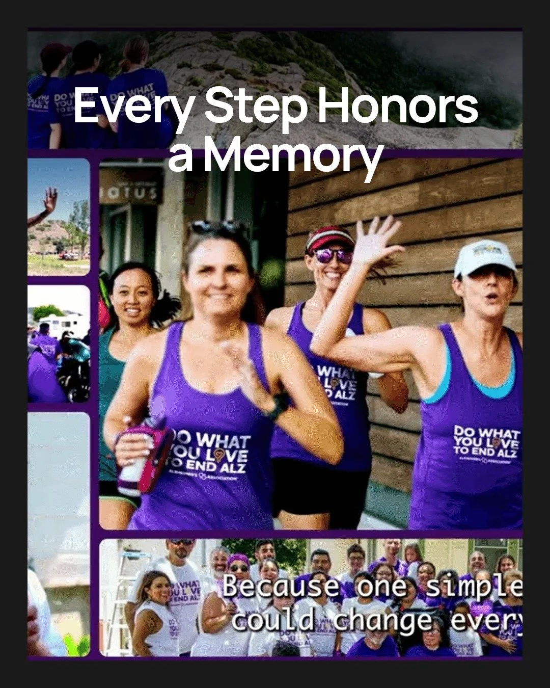 Every step we take on May 16th at 9 AM brings us closer together in the fight against Alzheimer's. Whether you run, walk, or volunteer, your presence honors those touched by this path and fuels vital research.

This event is more than a race&mdash;it