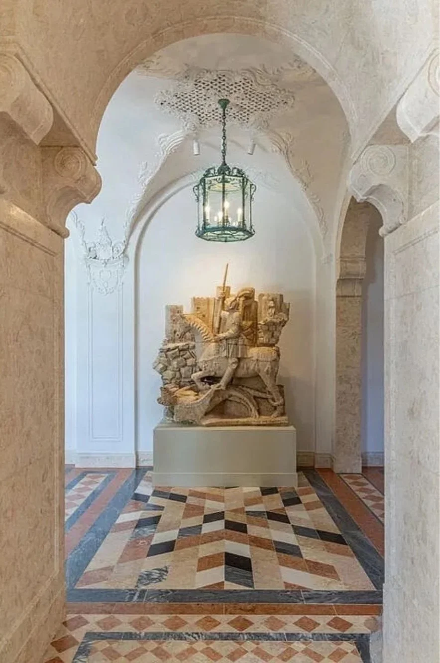 Sculptural lighting design by Tirschwell Lighting Design