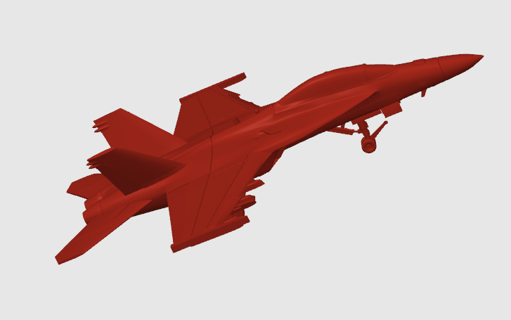 Mini F-18 Super Hornet