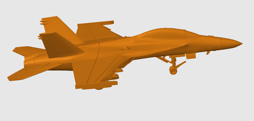 Mini F-18 Super Hornet