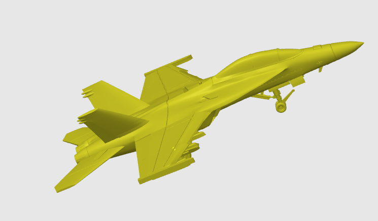 Mini F-18 Super Hornet