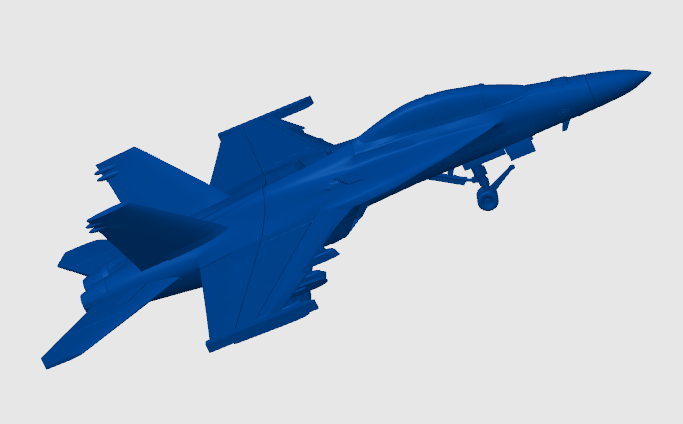 Mini F-18 Super Hornet