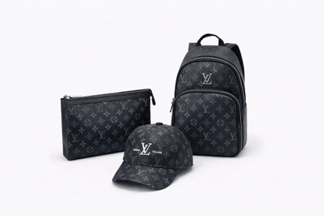 3-Piece Travel Set – Backpack, Pouch & Cap