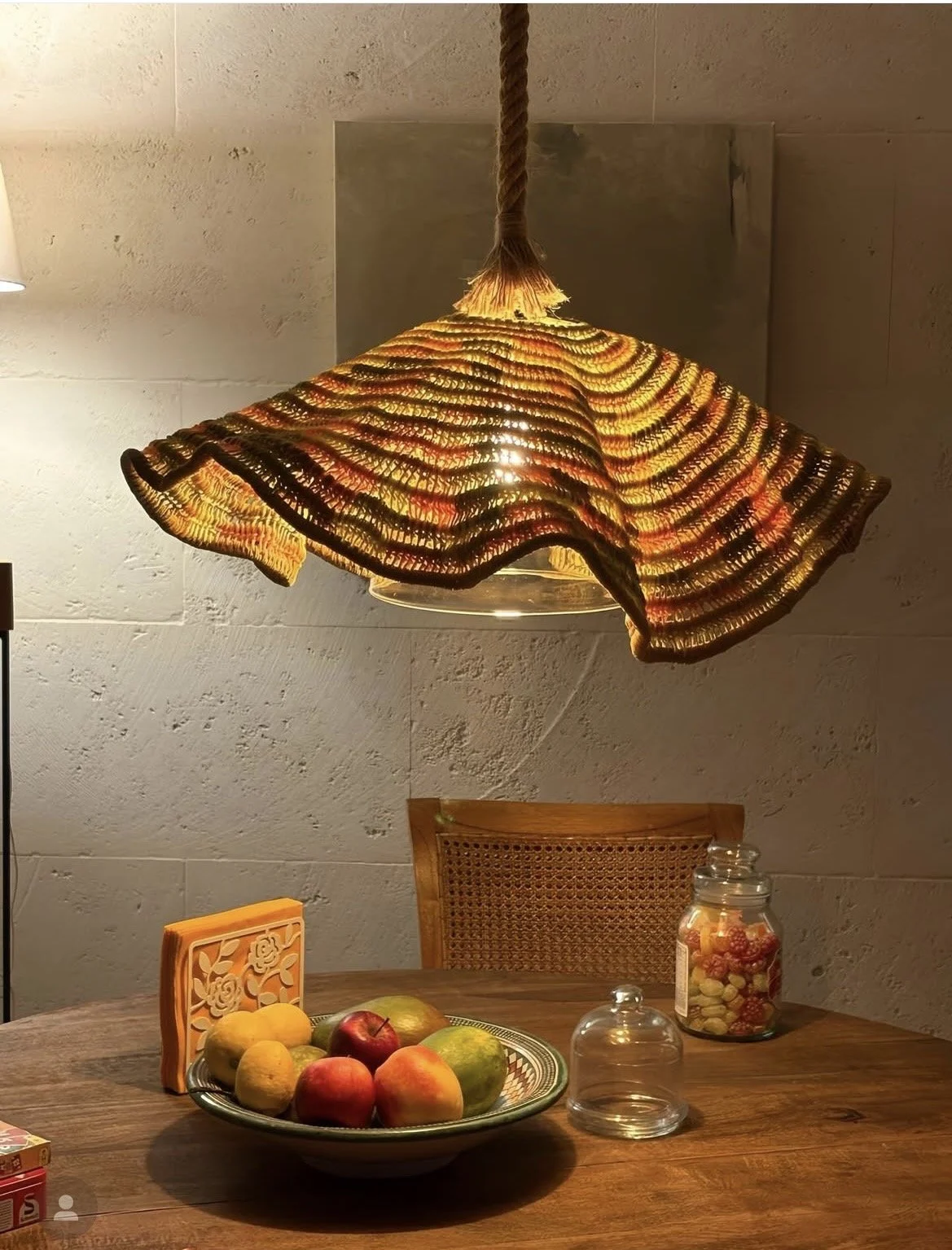 Handwoven Light Shades Wavy