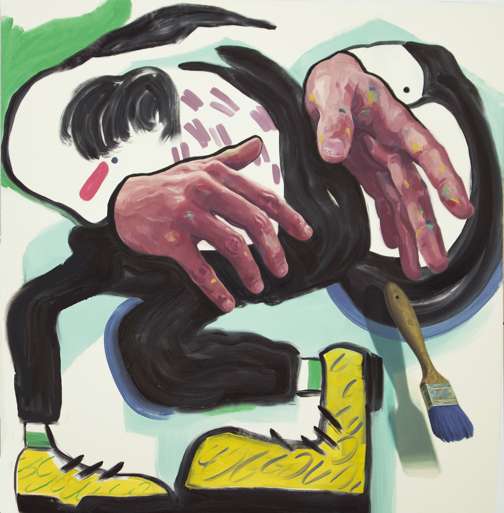 El pintor III
Oil on canvas
53x52 in
2026