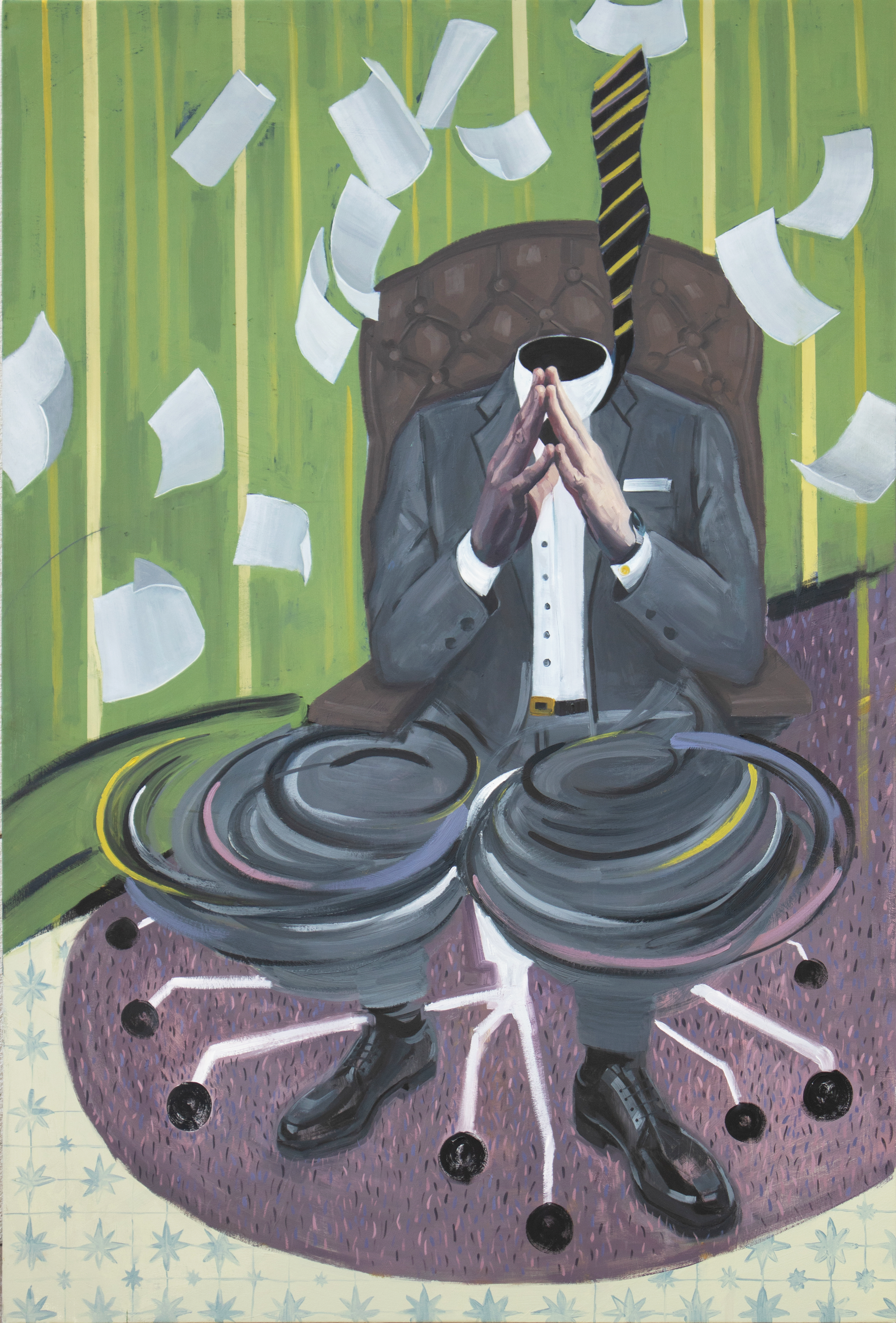 Upper management
Oil on canvas
51x35 in
2025
