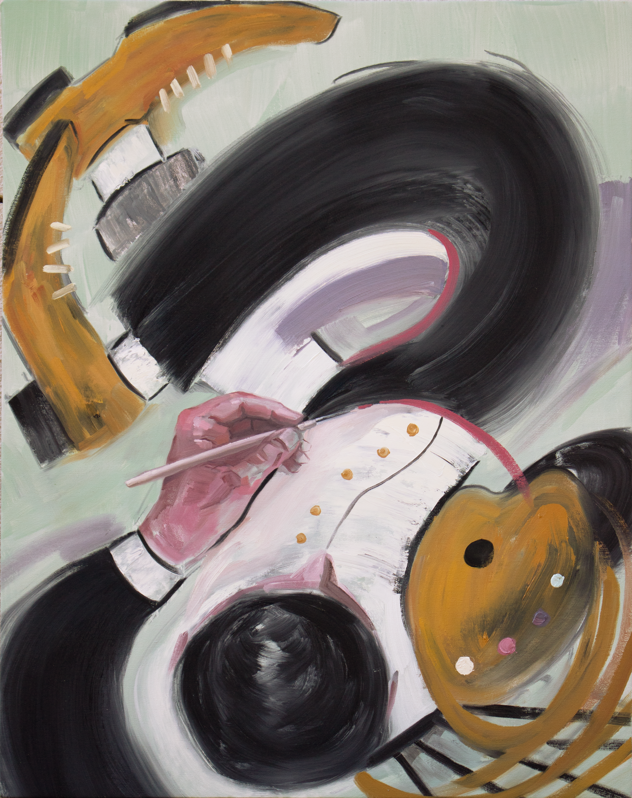 El pintor I 2025                                                                            
Oil on canvas  22x28 in 