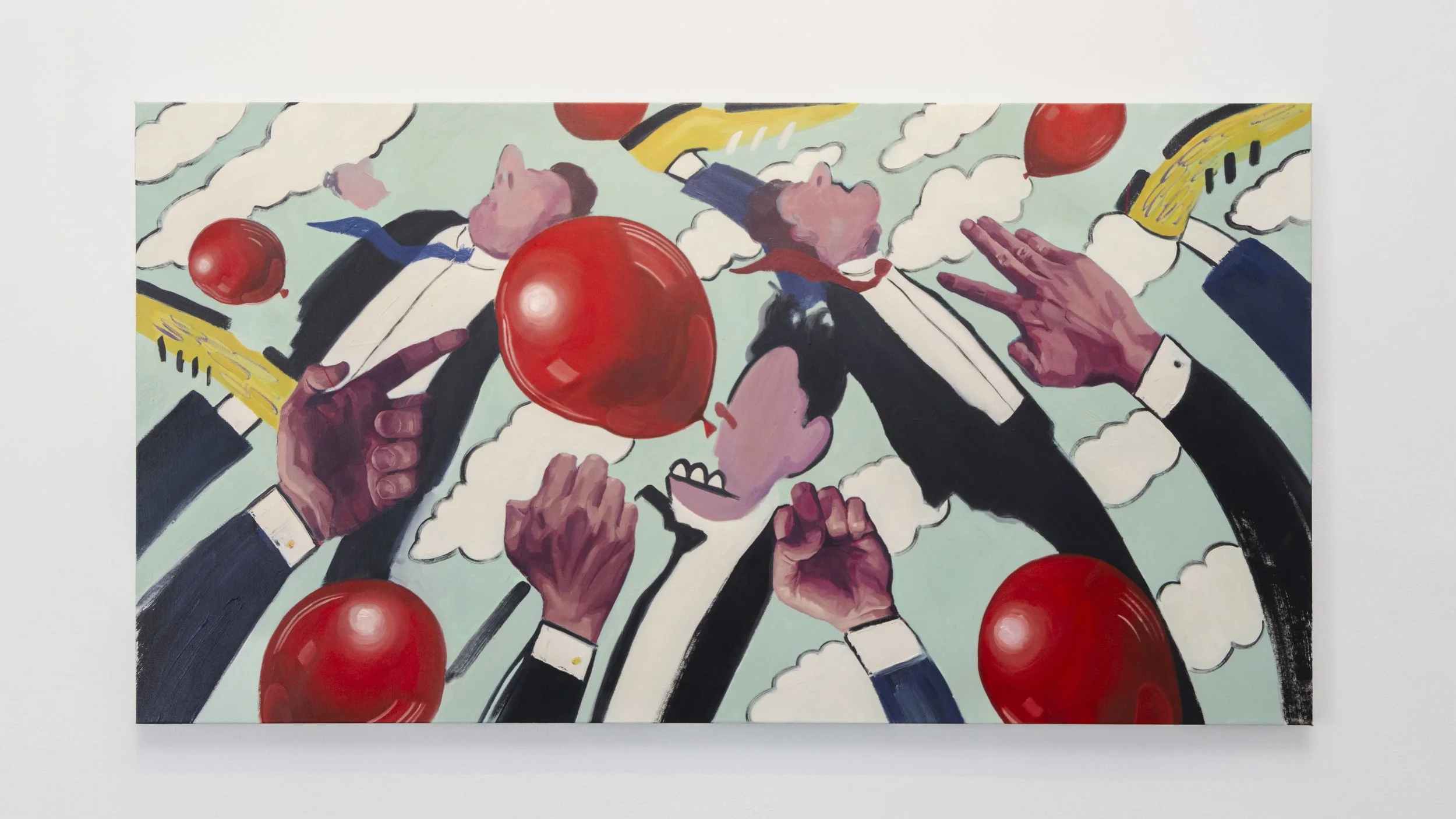 Ego Karate. Oil on canvas 53x28 in. 2026