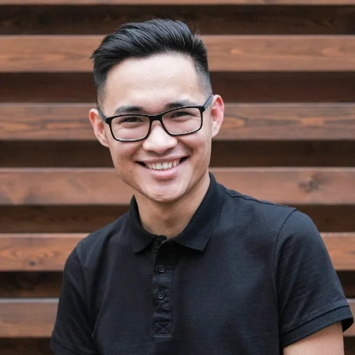 young individual feeling optimistic after a therapy session