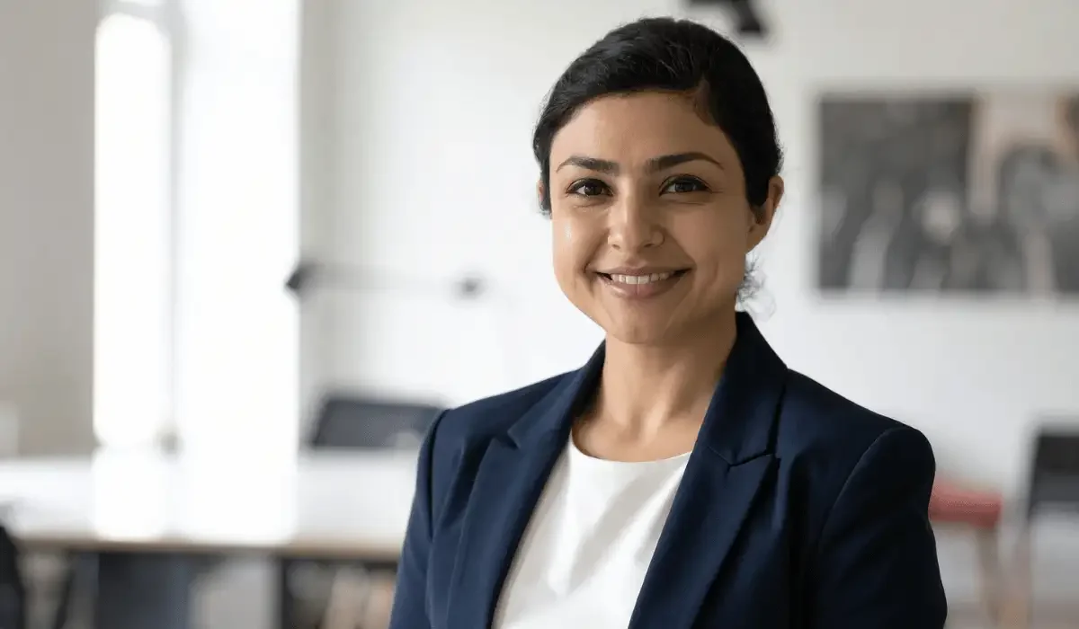 a young woman of South Asian heritage