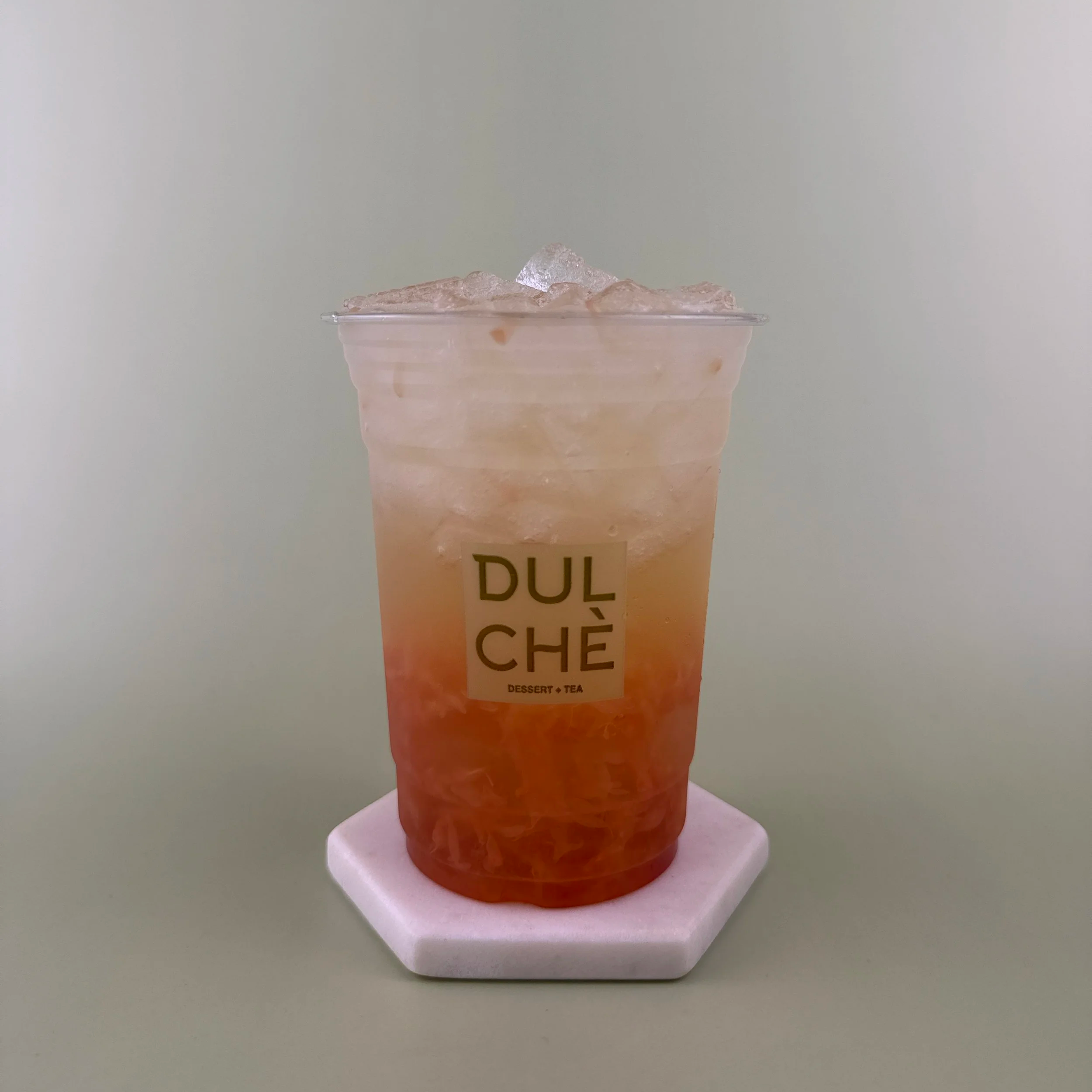 Fresh coconut water layered with juicy pomelo and coconut water jelly for a crisp, refreshing drink with the perfect balance of sweet and tart.