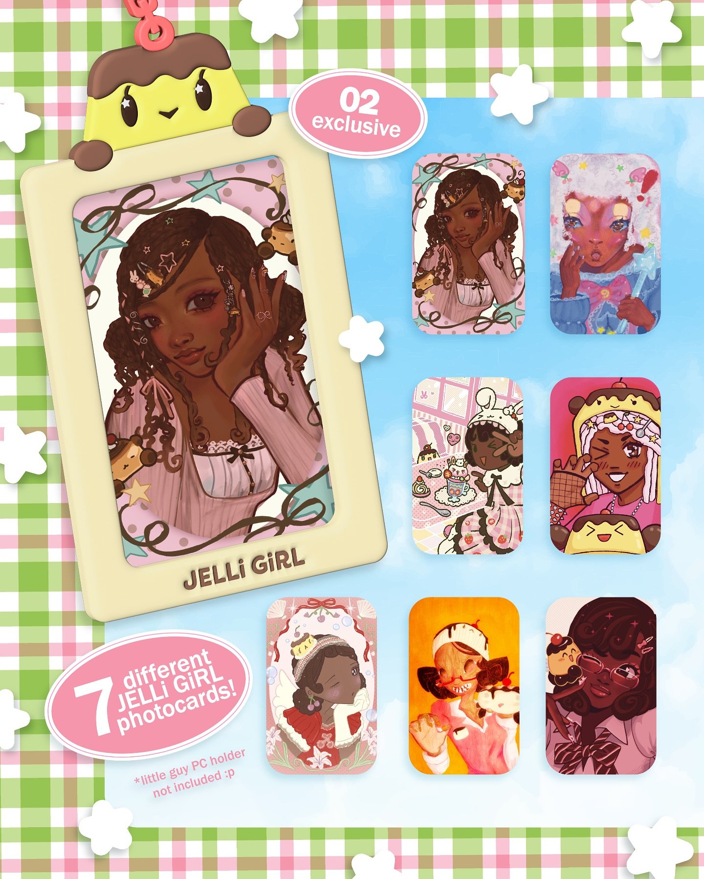 introducing our exclusive iSSUE 02 JELLi GIRL photocards!! ☆
every iSSUE 02 order (including bundles) will include a free random photocard of our JELLi GiRL made by our art team 🍮🌸*~
pre-order your copy by this saturday 5/3 to get your cute JELLi